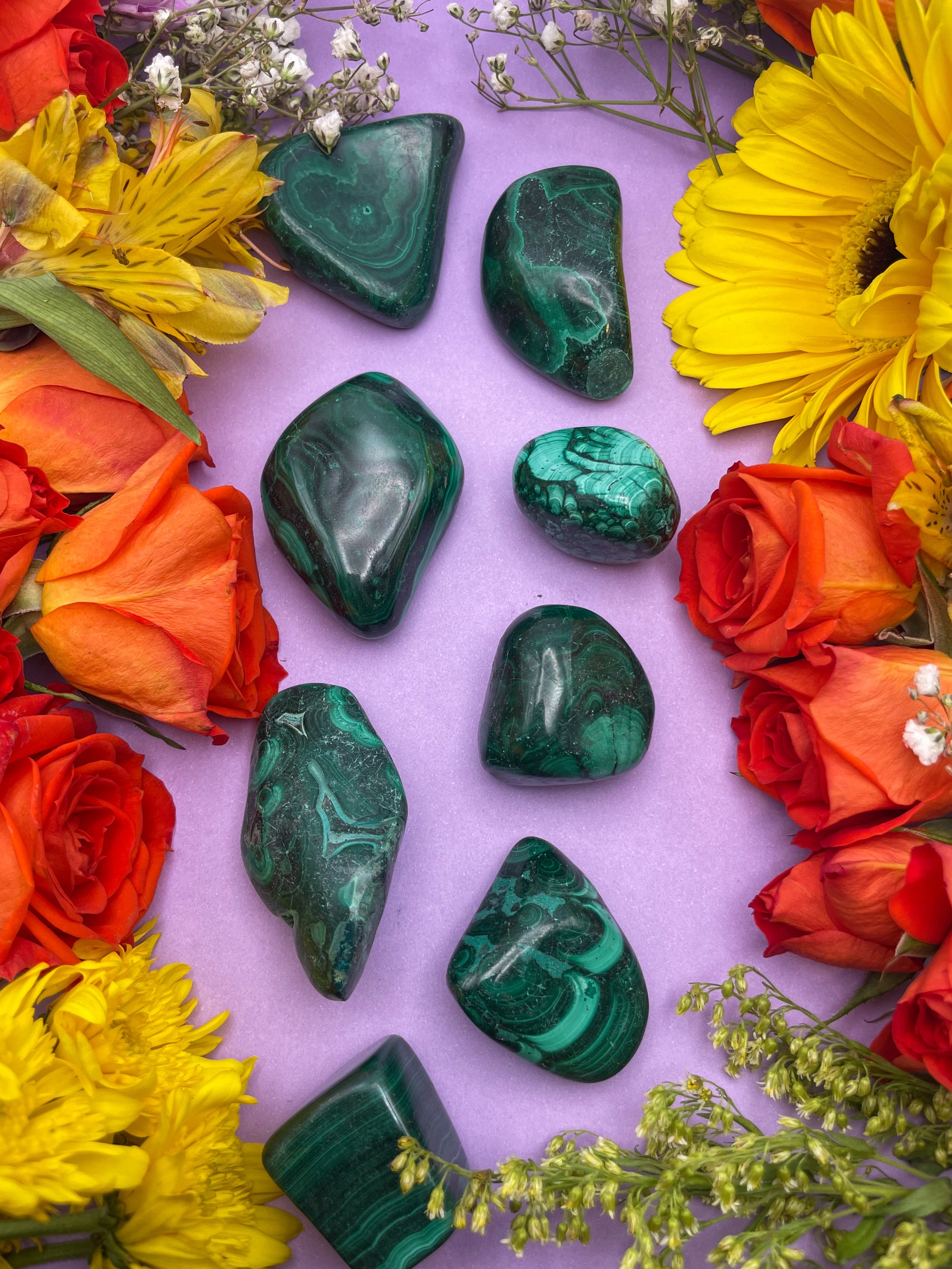 Tumbled Malachite